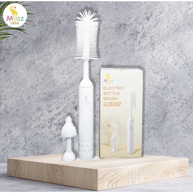 Bộ cọ rửa bình sữa điện Moaz Bébé MB 047