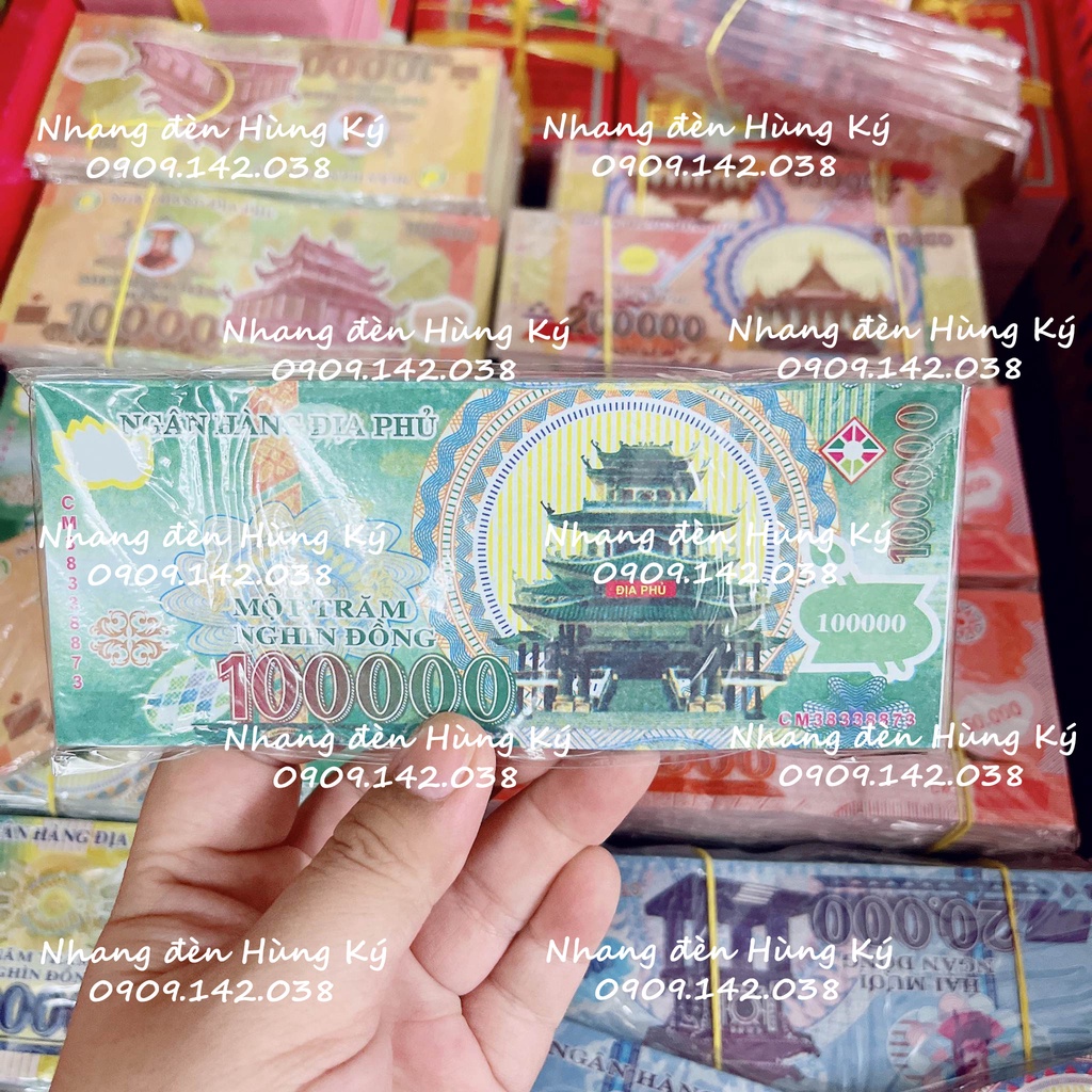 Giấy tiền hàng mã vn nhiều mệnh giá