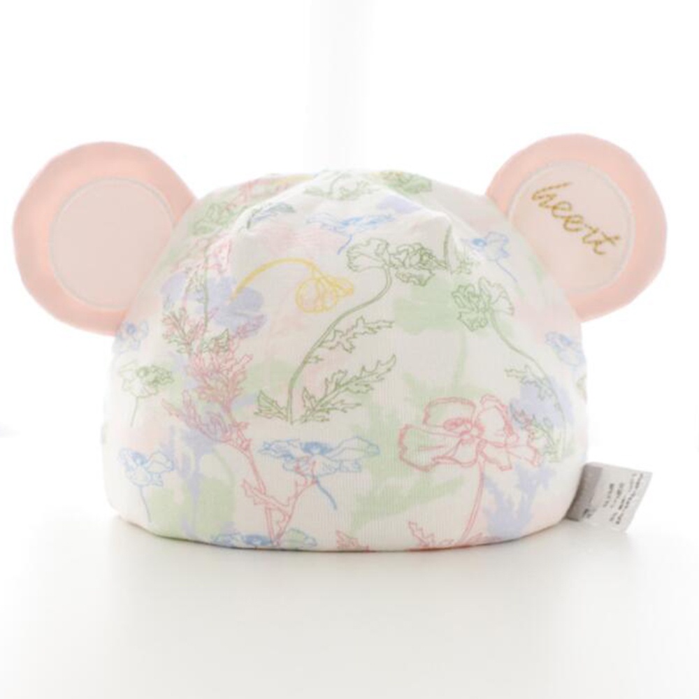 Mũ Cotton In Họa Tiết Hoa / Ngôi Sao Hoạt Hình Dễ Thương Thời Trang Thu Đông Cho Bé Gái 0-3 Tháng Tuổi