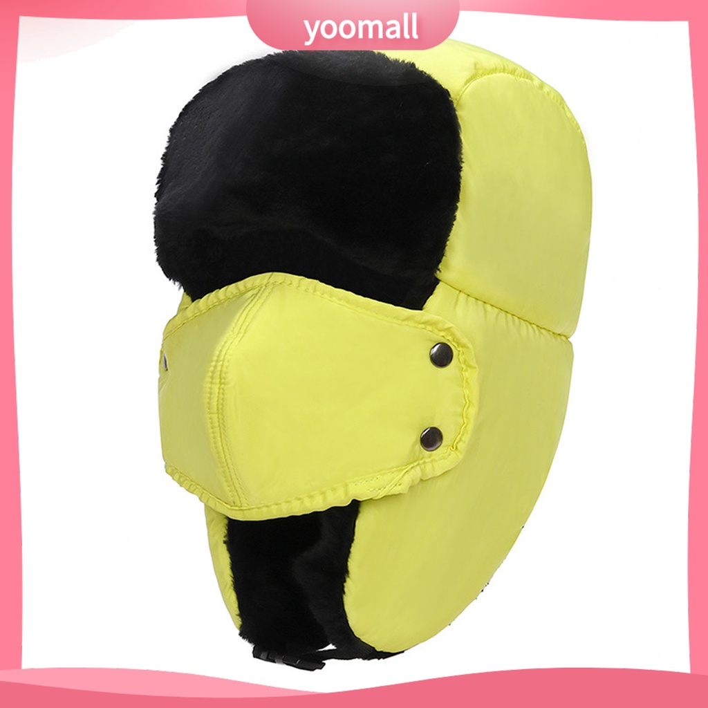 Nón Lông Dày Che Tai Giữ Ấm Chống Gió Cho Nam Nữ