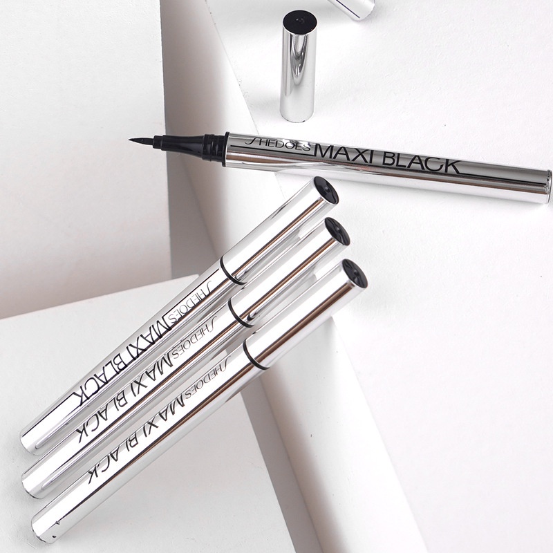 1 Bút Kẻ Mắt WEANIA Màu Đen Mượt Mà Chống Nước Chống Mồ Hôi Nhanh Khô Không Nhòe