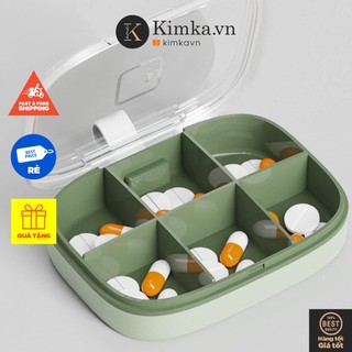 Hộp đựng thuốc, khay chia thuốc 4 ngăn 6 ngăn