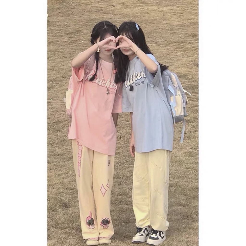 Áo thun nữ tay lỡ in hình 5D chất liệu thun cotton su,áo phông đẹp mặc hàng ngày