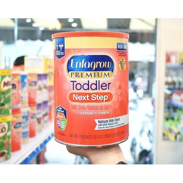 Sữa bột Enfagrow Premium toddler 1.04kg / 907g - Mỹ cho bé