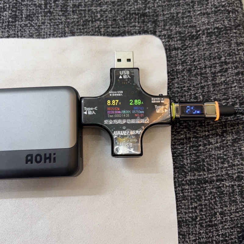 Pin dự phòng AOHi AOC-P006,10.000mah-PD30W,Kèm Cáp C-C,Bảo hành 6Tháng