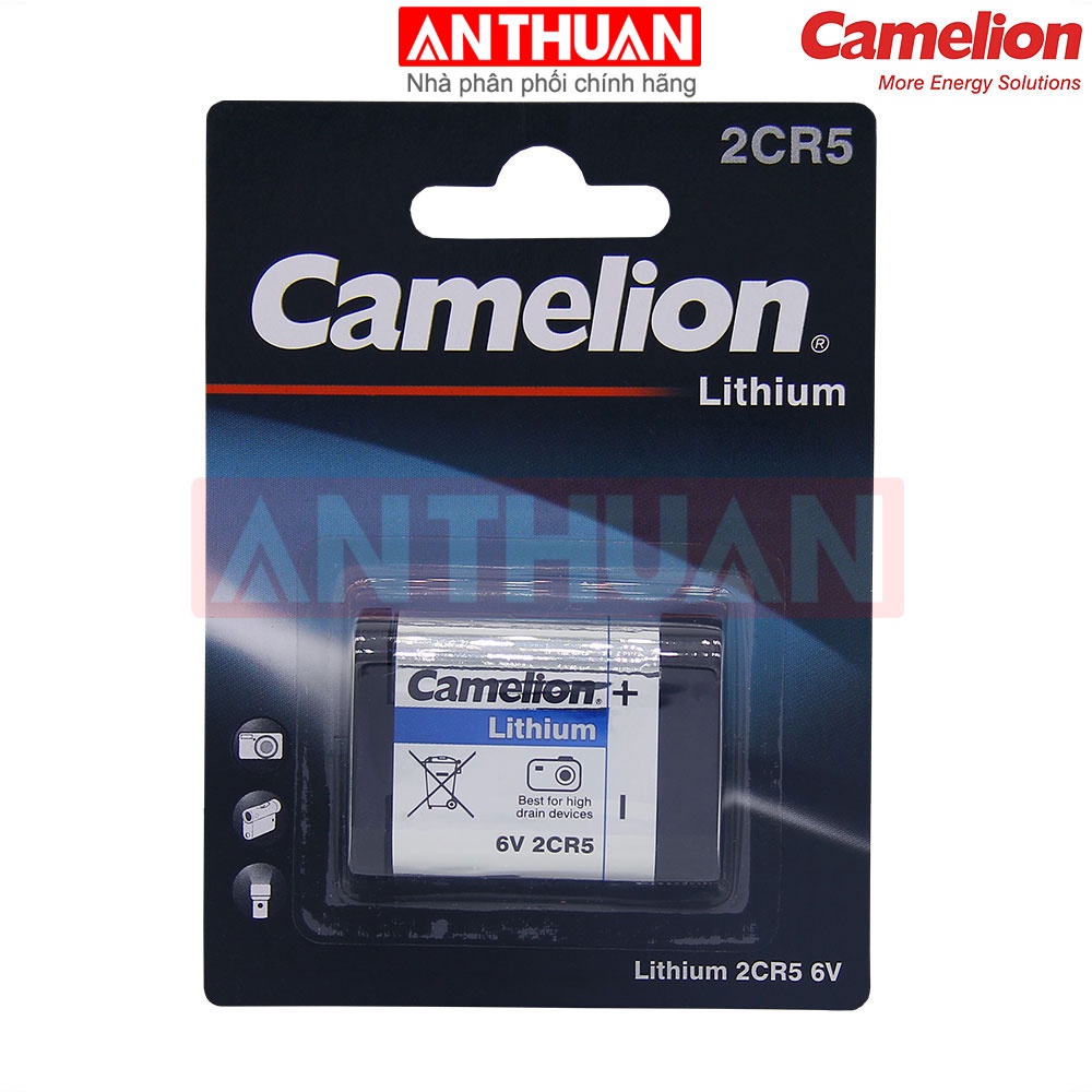 Pin CR2 Camelion,CR123A,2CR5,CR-P2,pin Lithium 3V,pin Lithium 6V,Pin chính hãng Camelion