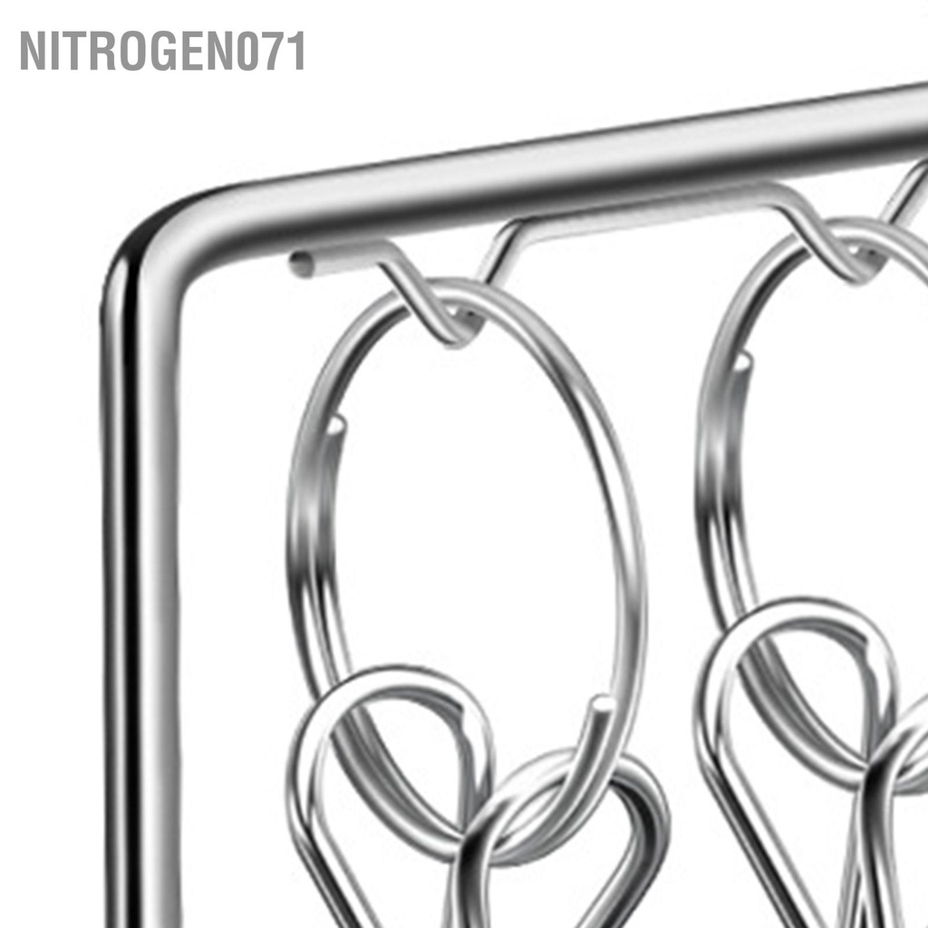 Nitrogen071 Đồng Hồ Nam Dây Thép Không Gỉ Phơi Cho Khăn Tã Vải Áo Lót Quần Mũ Găng Tay