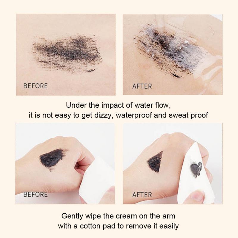 Ultra Mascara HLLR Làm Cong Và Dày Mi Chống Thấm Nước Màu Đen / Nâu