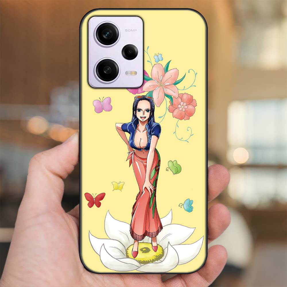 Ốp lưng Xiaomi Redmi Note 12 viền đen in hình Nico Robin One Piece Đảo Hải Tặc