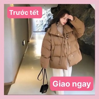 Áo Khoác Phao Nữ,Áo Khoác Đại Hàn Dày Dặn Lông Vũ Nam Nữ