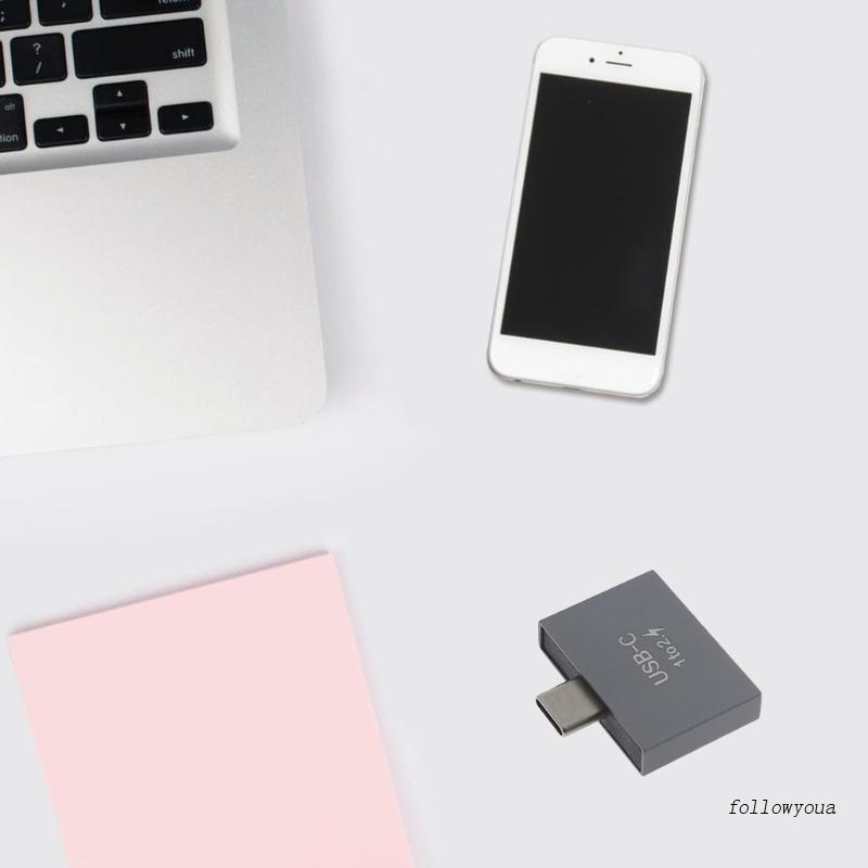 Đầu Chia Cổng USB Type C Bằng Kim Loại Tiện Dụng