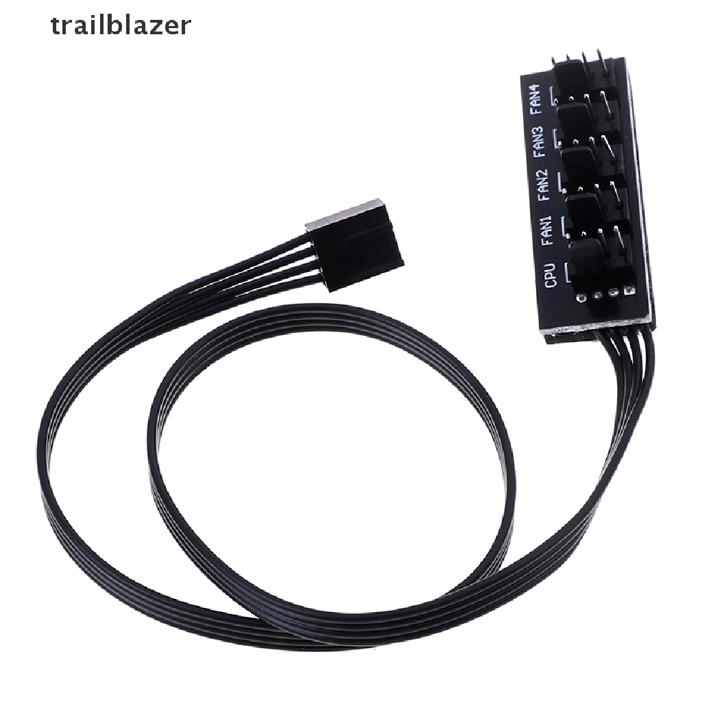 Dây Cáp Nguồn Quạt Tản Nhiệt 40cm 1 Sang 5 4-Pin molex TX4 PWM CPU