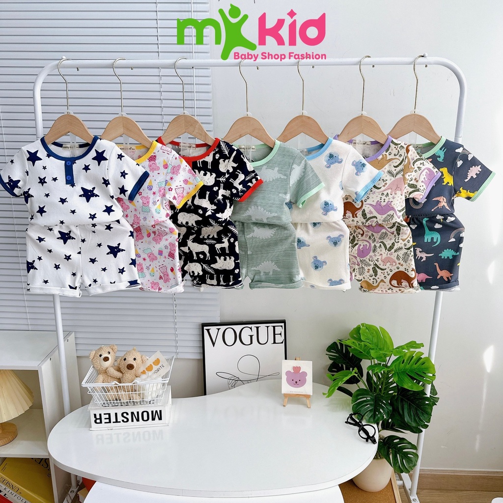 Quần áo trẻ em  cho bé trai 7-25kg💖Bộ cộc tay Thun Lạnh in Hình Siêu Nhân cao cấp co giãn 4 chiều Cho bé Mặc mát mẻ