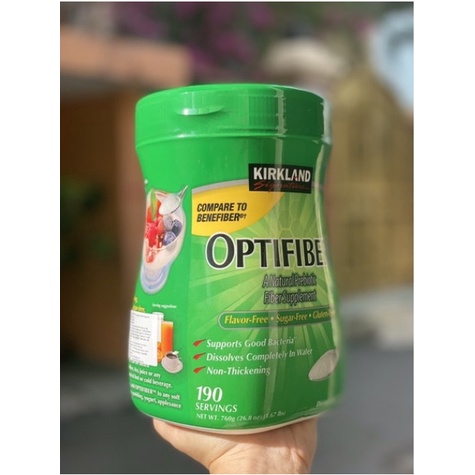 Bột bổ sung chất sơ OPTIFIBER KirkLand 760gr