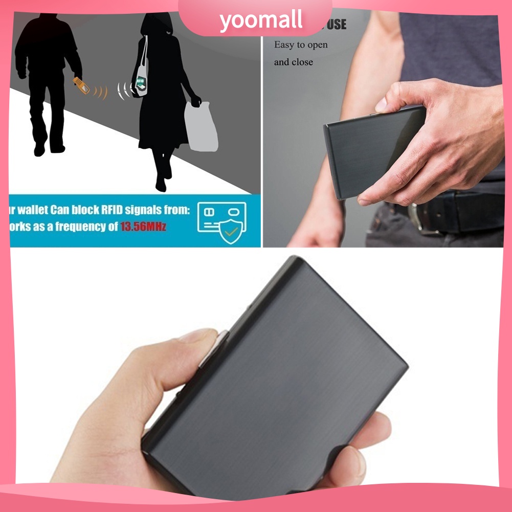 Hộp Inox Đựng Thẻ Tín Dụng / Danh Thiếp Chống RFID