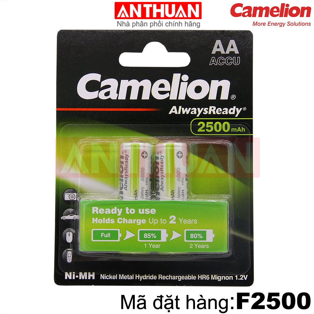 Pin sạc Camelion, pin sạc AA 2700mAh,2500,2300,pin sạc AAA 1100mAh,900,pin sạc 9V 200mAh,1.2V/9V,Pin chính hãng Camelion