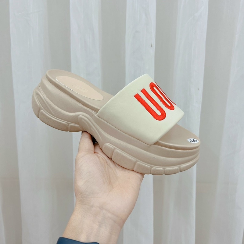 Dép quai ngang bản to quai dán mẫu mới 2023