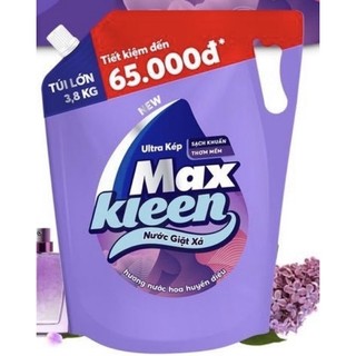 Nước giặt xả maxkleen 3,8kg