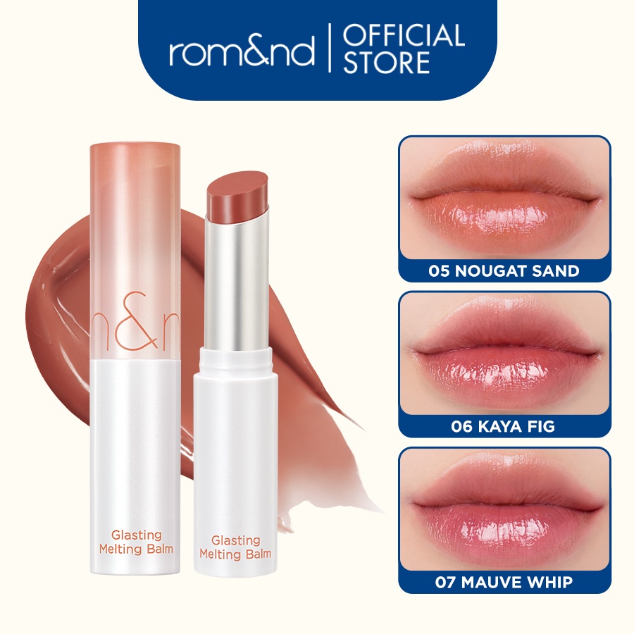 [Rom&nd] [Ve-easy] Son dưỡng màu tint Romand Glasting Melting Balm 3.5g