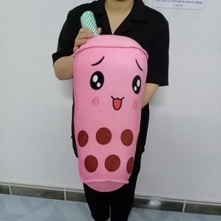 GỐI ÔM MINISO TRÀ SỮA 55CM SIÊU MỀM MỊN