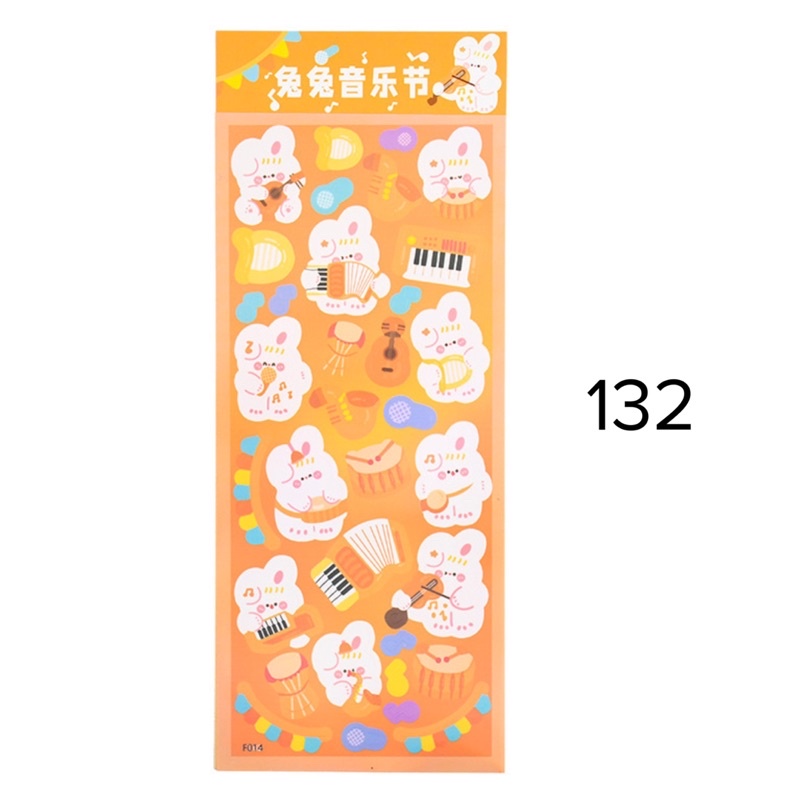 Sticker tấm trang trí toploader xinh xắn