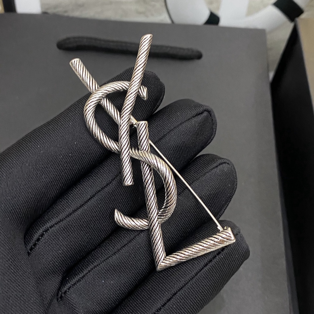 Ysl Ghim Cài Áo Hình Nón Len Thời Trang Cho Nam Nữ