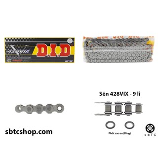 Sên lẻ DID 428VIX TFX phốt cao su chính hãng CÓ KHÓA SÊN