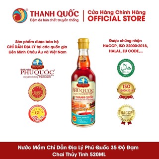 Nước mắm chỉ dẫn địa lý Phú Quốc - Thanh Quốc, 35 độ đạm