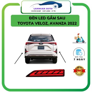 Đèn led gầm sau Toyota Veloz, Avanza 2022-2023, Mẫu led mới nhất 2023 siêu đẹp, cá tính, 3 chế độ chạy đuổi xi nhan