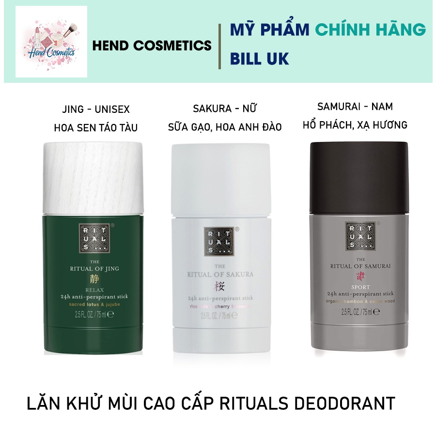 Lăn khử mùi Rituals Dedorant