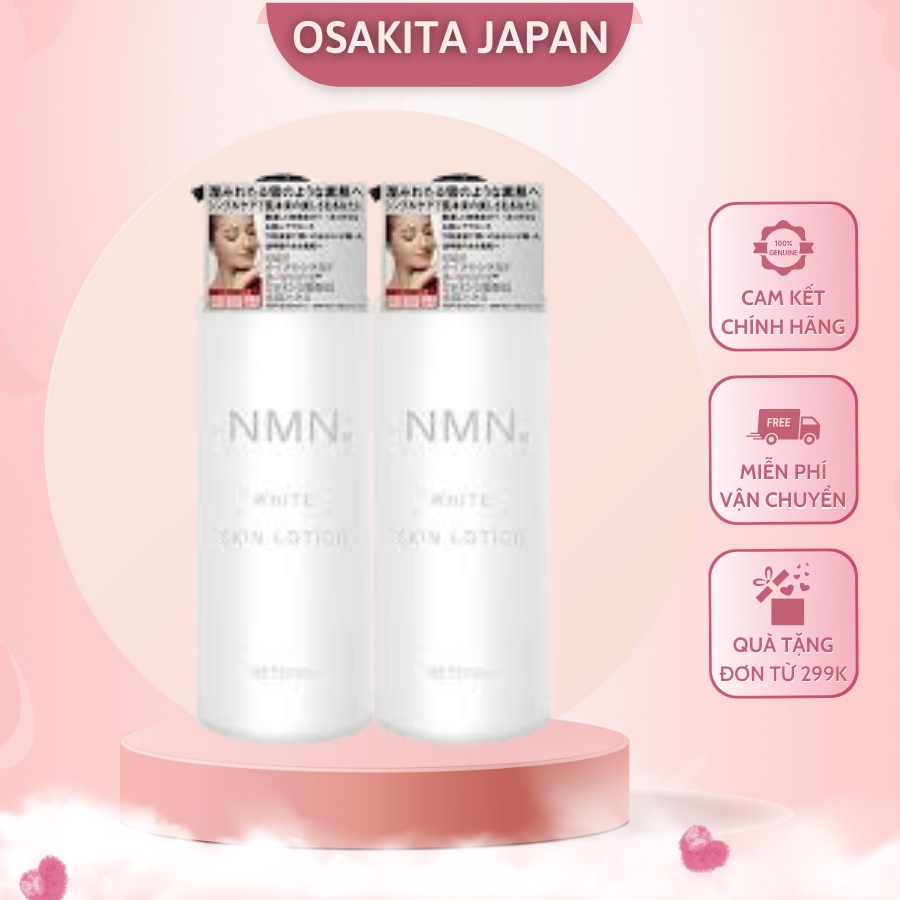 Nước Hoa Hồng NMN, Toner Trắng Da Chống Lão Hoá, Lotion Cấp Ẩm Sáng Da Nhật Bản