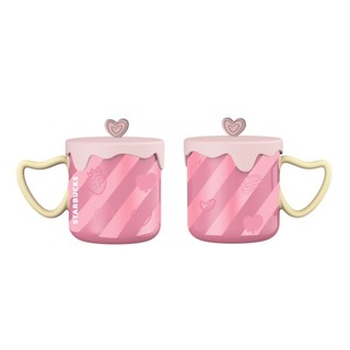 Ly starbucks 12oz pink silicon lid mug fy23vday wm