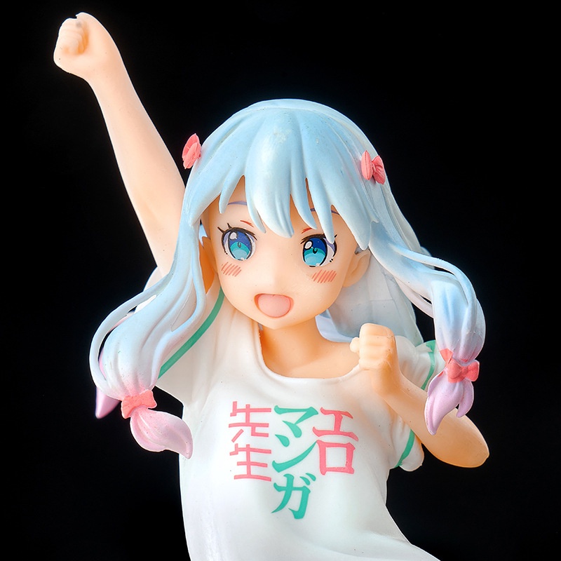 Áo Thun In Hình Nhân Vật Anime Sagiri Izumi 24Cm Mô Hình Đồ Chơi Cô Gái Gợi Cảm Bằng PVC