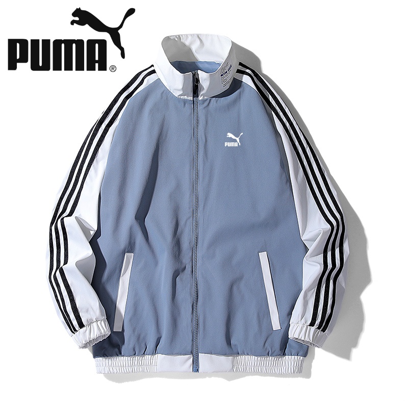 Áo Khoác Thể Thao Puma 100% Chính Hãng Viền Co Giãn Phối Dây Ruy Băng Thời Trang Cho Nam