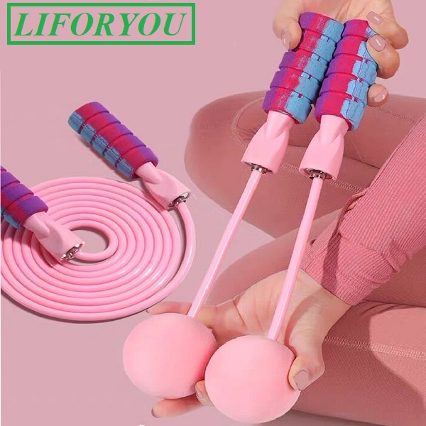 Dây nhảy thể lực đàn hồi không dây có bóng dây nhảy tập gym thể dục giảm cân BÓNG TO 70MM