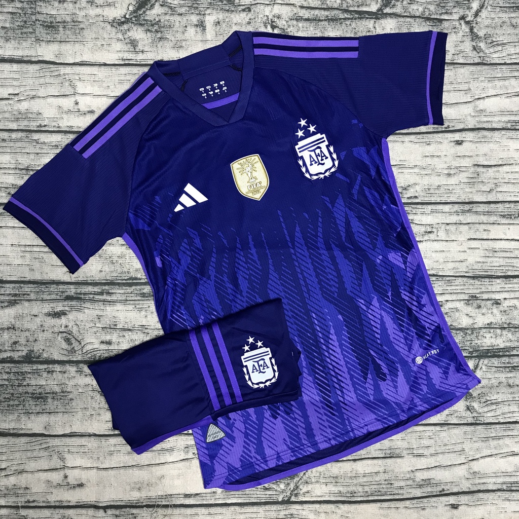 Áo bóng đá Đội Tuyển Argentina-MẪU Mới 2022-Chất Polyeste Thái Cao Cấp