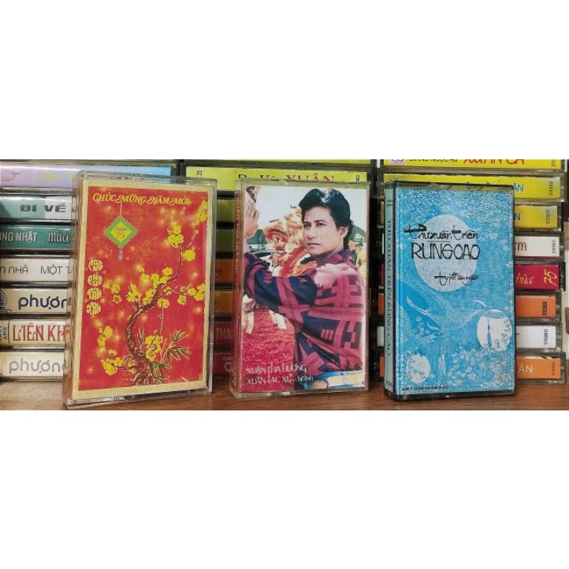 Bộ 3 băng cassette nhạc xuân chất lượng