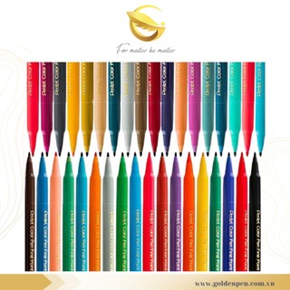Bút dạ màu Pentel S360 | Bán Lẻ 24 Màu | Bút Dạ Cho Bé | Màu Sắc Tươi Sáng | Bền Màu Lâu Phai