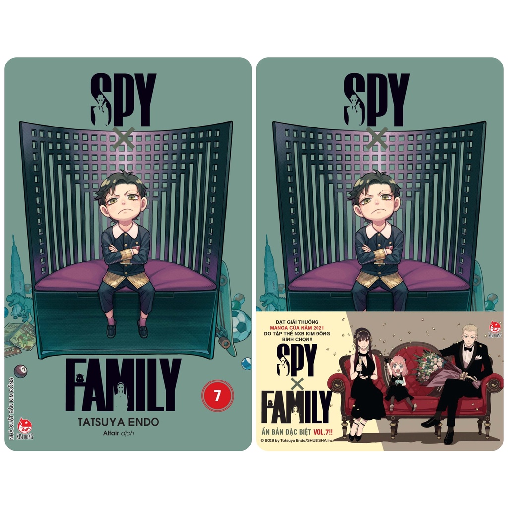 Truyện Spy x Family - Combo Tập 7 đặc biệt + bản thường (Tặng kèm set Postcard + Standee) - Tntmanga