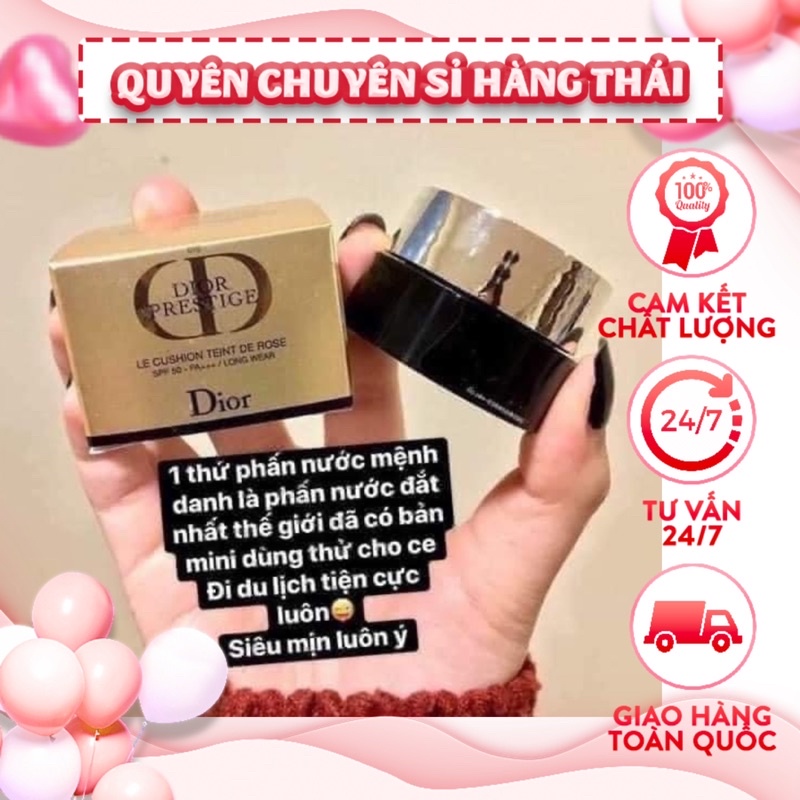 Phấn nước / cushion Dior mini 4g mỏng da che phủ cao