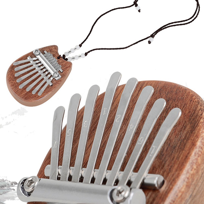 Nhạc Cụ Mbira Đeo Ngón Tay Di Động Tinh Tế Dễ Dàng Mang Theo Cho Người Mới Bắt Đầu