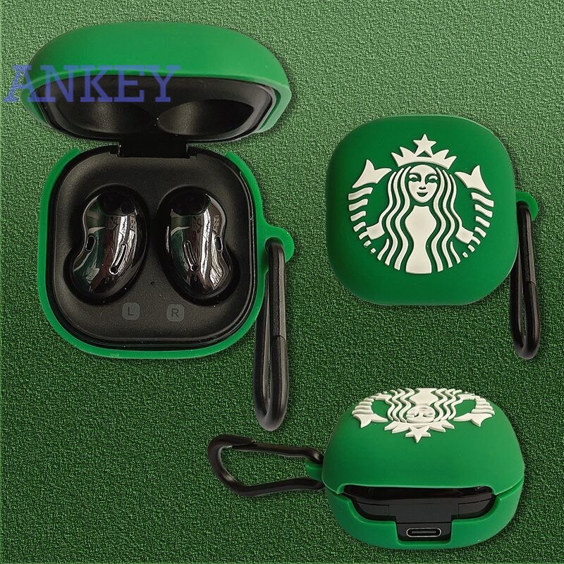 Samsung Galaxy Buds2 Pro / Buds 2 / Buds Pro / Buds Live Vỏ Bảo Vệ Hộp Sạc Tai Nghe Trong Suốt Họa Tiết Hoạt Hình Dễ