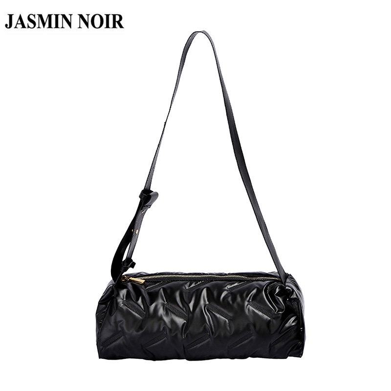 Túi Đeo JASMIN NOIR Chéo Da PU Hình Gối Thiết Kế Đơn Giản Cho Nữ