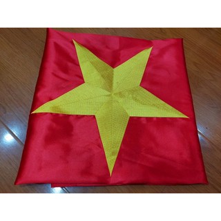 Cờ tổ quốc thêu 1 mặt, kích thước 0,7x1,0m