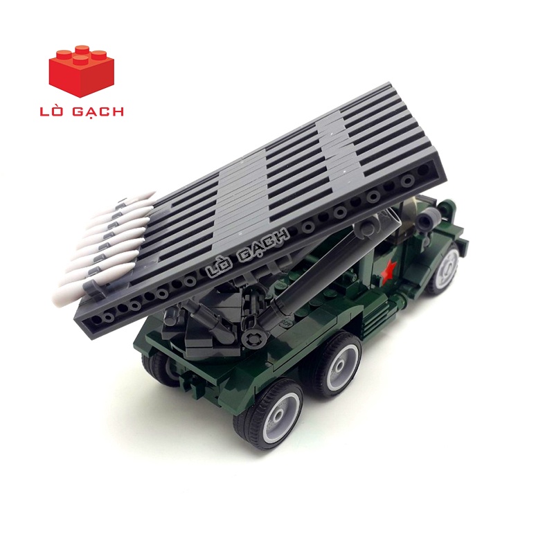 Bộ xếp hình Pháo phản lực BM-13 Katyusha Liên Xô Chiến tranh thế giới 2 WW2