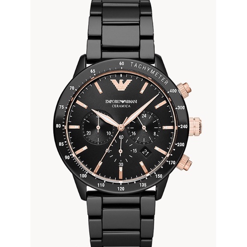 Đồng Hồ Emporio Armani Men Bằng Thép Không Gỉ Với Chronograph AR70002