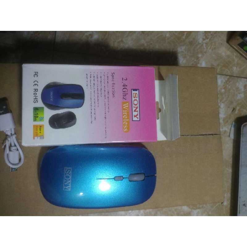 Chuột không dây sạc dc.