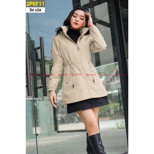 -Áo PARKA lông cừu cao cấp CARDiNA mã 1PKF