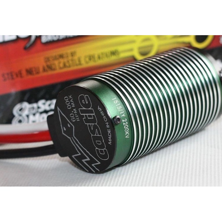 Hàng OEM Mô tơ Castle 1515 2200kv Brushless Motor, 1/8 1/10 RC Car không chổi than