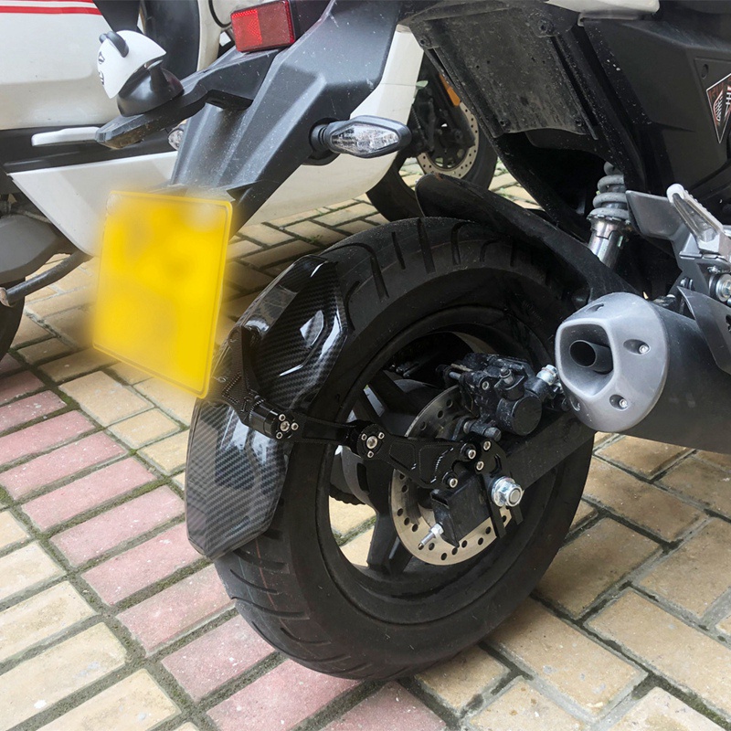 FENDER Tấm Chắn Bùn Phía Sau Bằng Sợi Carbon Cho Xe Máy 14 Inch MF060-B